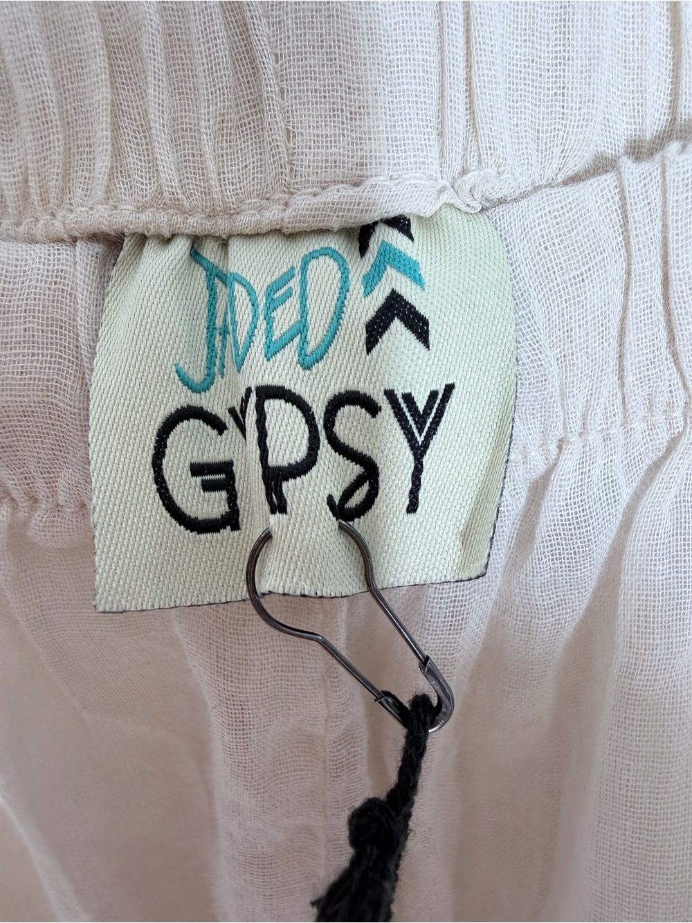 🤍 Jaded Gypsy Heirloom Simple Pants S/M Cotton Ruffle Bloomers NWT - Picture 7 of 10